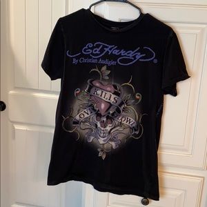 Men’s Ed Hardy black T-shirt
